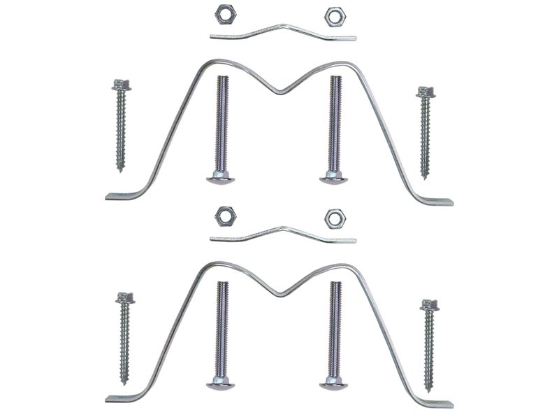 Channel Master 3" Wall Mount â€“ Sturdy Steel Bracket for Secure TV Antenna & Mast Installation, Weather-Resistant, Supports Masts/Poles, Up-to 2.5â€ Diameter, 3" Wall Clearance, Includes Two Brackets - Image 3